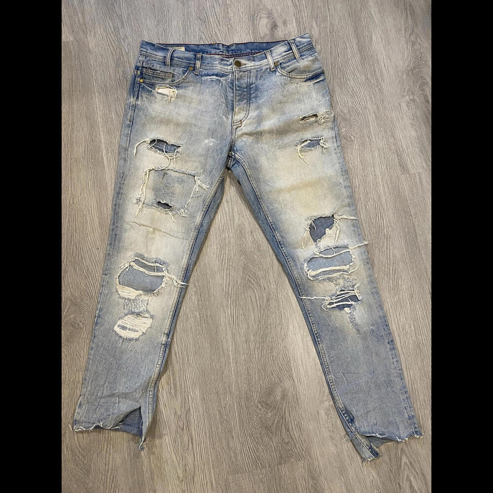 Size 34 Vintage Ripped Zara Jeans Mens